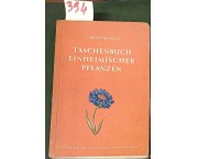 Taschenbuch einheimischer pflanzen mit besonderer Berucksichtigung ihrer Lebensverhältnisse