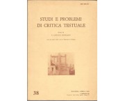 Studi e problemi di critica testuale, n° 38 Aprile 1989