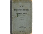 Rime di Francesco Petrarca con l'interpretazione di Giacomo Leopardi e con note inedite di Francesco ...